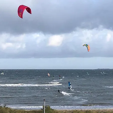 Direkt am Strand, mit Meerblick perfekt für 2 Personen Heiligenhafen Exterior foto
